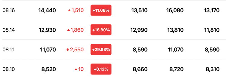 원익피앤이 주가